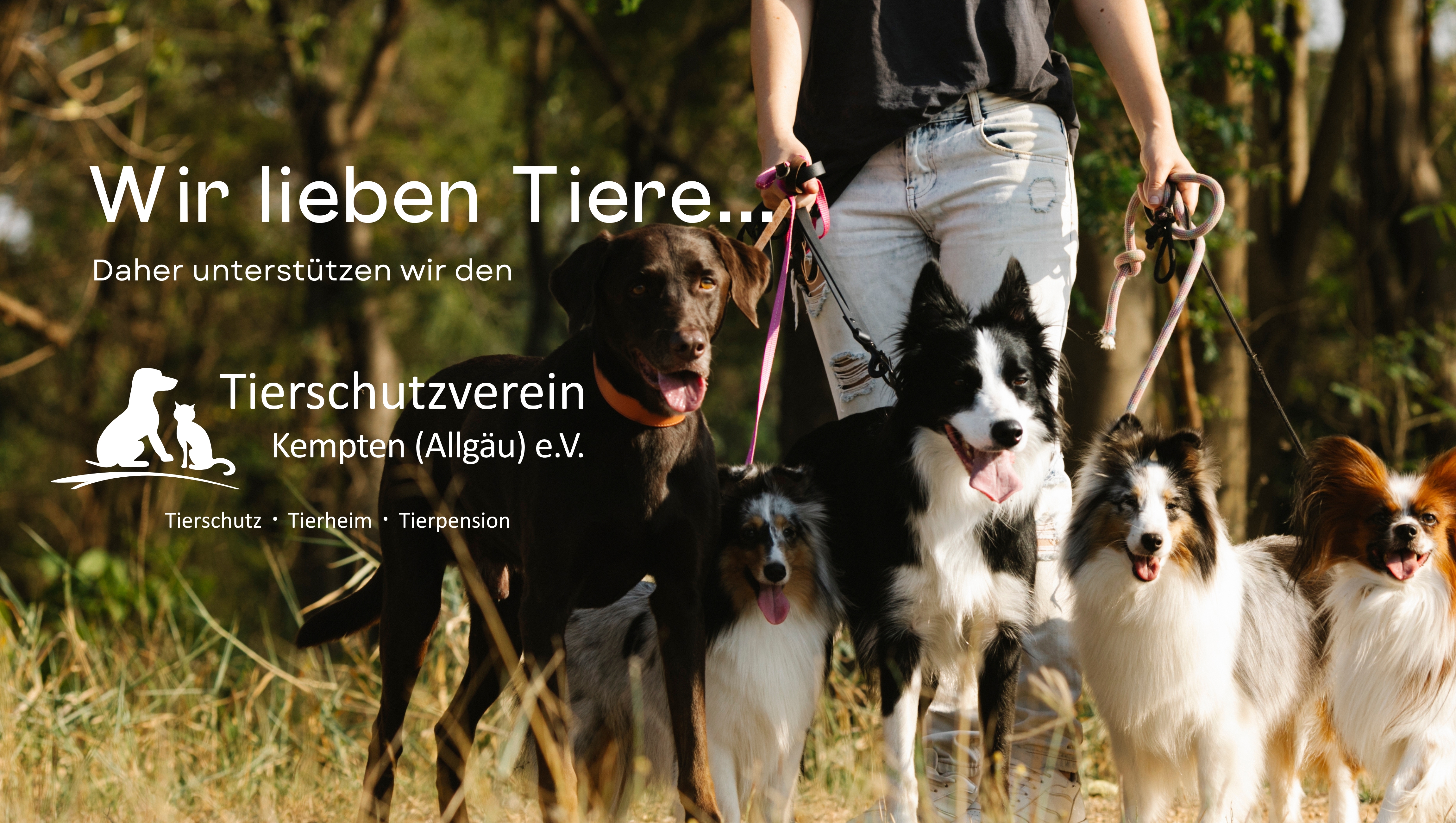Wir lieben Tiere...